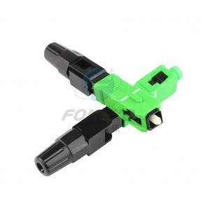 China Fiber Optic For FTTH SC APC Connectors , Fast Fiber Cable Connector on sale