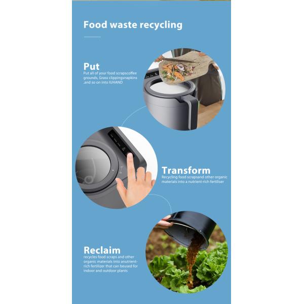 Tabletop Electric Compost Kitchen Machine Garbage Processor Appliance