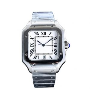 China Sapphire Crystal Quartz Watch Stainless Steel 40mm Case Diameter Fixed Bezel on sale