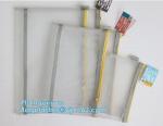 Expandable carriable a4 document bag with hanger, PVC EVA mesh pouch a4 b4 size