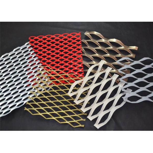Expanded Aluminum Wire Mesh , Metal Wire Mesh For Building Wall Materials