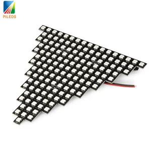 Quality Pixel DIY LED Dot Matrix Screen Triangle Shape WS2812 Full Color Spliceable for sale