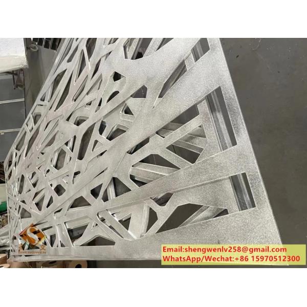 Customized metal facades aluminium cladding sheet with round holes pattern