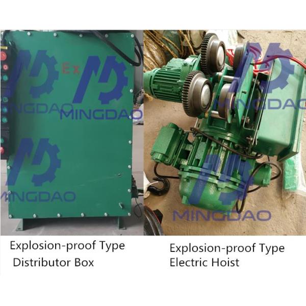 LB Model High Grade Explosion Proof Type Single Girder Overhead Bridge Crane with CD1 MD1 Electric Hoist