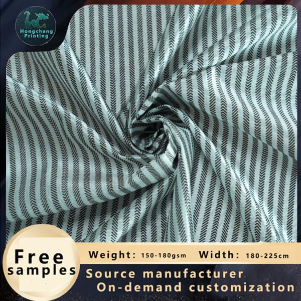 Various Colors 220cm Custom Polyester Fabric Mattress Ticking Fabric 75g