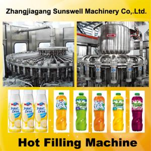 China Automatic Juice Filling Machine 2000BPH - 20000BPH With Rinsing / Filling / Capping Process on sale