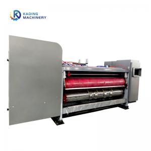 China High Speed Carton Box Die Cutting Machine For Corrugated Paperboard With 3 Colors Printer on sale