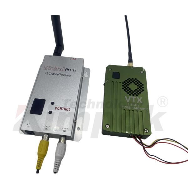 1.5Ghz 8W Video Transmitter Receiver 1.5G VRX for RC FPV Racing Drone Video Transmission High power VTX