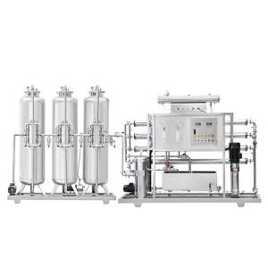 Quality 2000LPH Industrial Water Filtering Machine Alkaline Stainless Steel Water Tank for sale