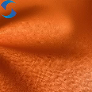 Quality Premium-Quality Embossed Leather Fabric with Custom Embossing faux leather fabric for making bags for sale