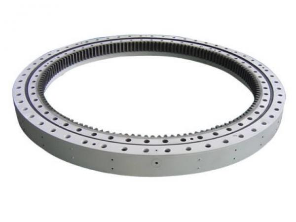 Buy Three Row Pole Industrial Turntable Bearings , Komatsu PC650 Ball Bearing Slewing Ring at wholesale prices
