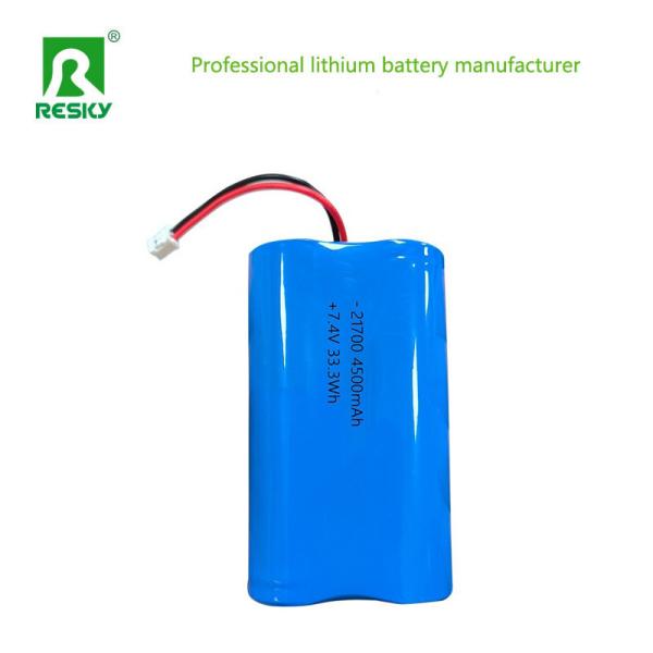 Lithium Cell 21700 7.4v 5000mAh 18.5wh Rechargeable Lithim Ion Battery Pack For Solar Light