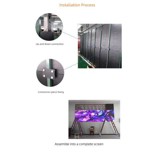 SMD2121 1R1G1B P3 1200cd/sqm Stage Background LED Screen