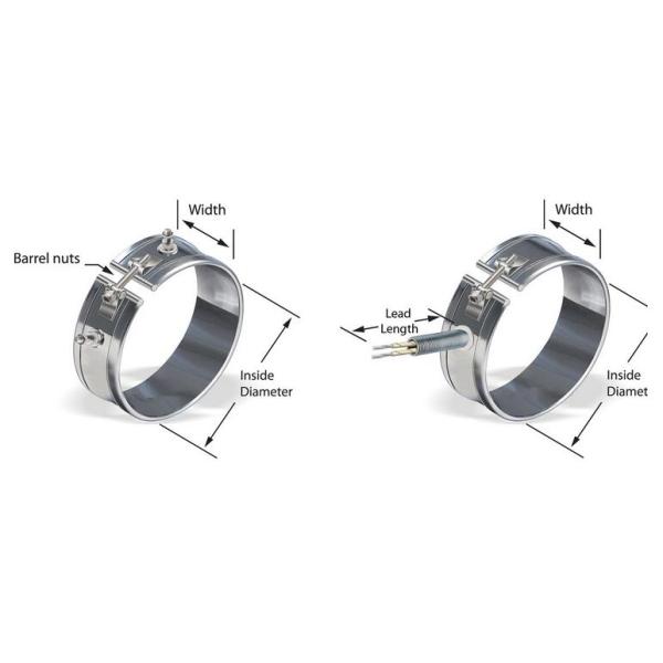 Infrared Energy Saving Cast Heater Extruder Mica Band Heater With K Type Thermocouple