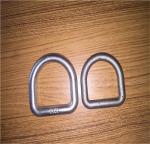 Alloy Steel Material Metal D Rings D Buckle Self Colour Heat Treatment Surface