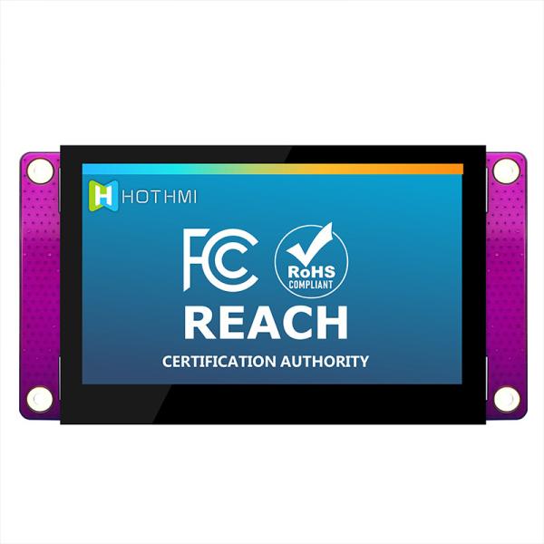 4.3 Inch 800x480 LVDS TFT Display Capacitive IPS TFT LCD Display