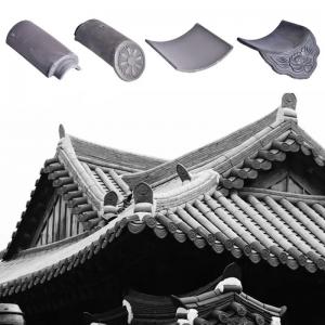 Quality Old Style Traditional Japanese Roof Tiles For Japanese Temple Tea House for sale