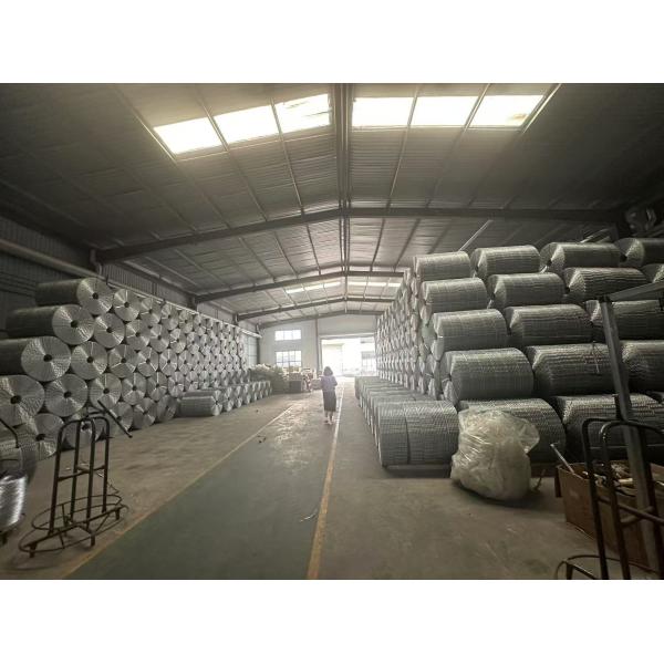 Hot Dipped Concrete Weight Coating Mesh Six Lines CWC Steel Reo Mesh