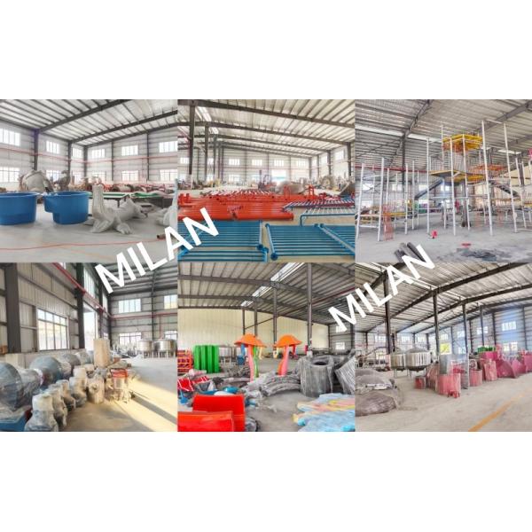 H6M+H9M Custom Pool Slides Novel Water Slide With Pool Fiberglass Material