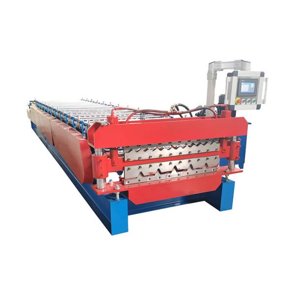 Roof Double Layer Metal Sheet Forming Machine For IBR And Corrugated