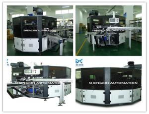 China Flat Bed Silk Automatic Screen Printing Machine Turntable Type on sale