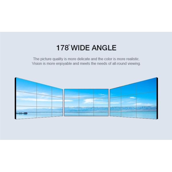 Commercial LCD Video Wall Display FHD Video 46 Inch LCD Display