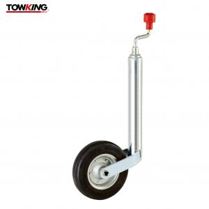 Quality 48mm 150KG Capacity Trailer Jockey Wheel Steel Rim And Solid Tyre for sale