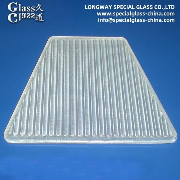 Buy Customized Linear Flat Glass Lens From Borosilicate Glass 3.3 Frosting Available at wholesale prices
