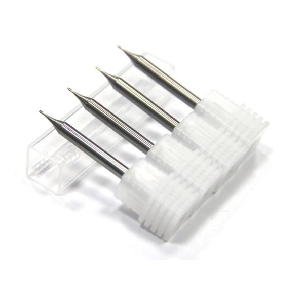 Solid Carbide Micro End Mills / Micro Diameter Flat End Milling Cutters