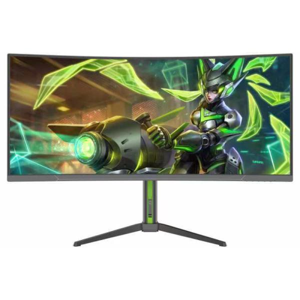 Buy 34 Inch Ultrawide Curved LED-Backlit LCD Monitor 180Hz Refresh Rate IPS Panel HD Features USB Computer Gaming Desktop Laptop at wholesale prices