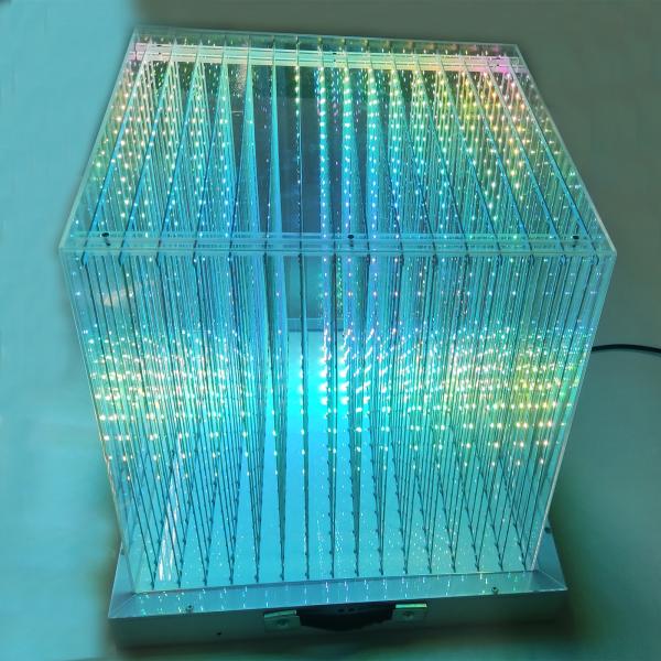 3D Light Cube GLF4096 for Shopping Mall Window Display 3D exhibition box