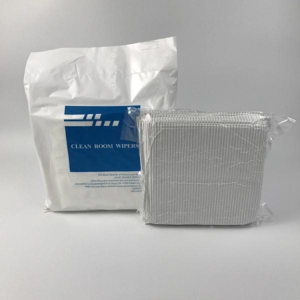 Buy Lint Free Disposable Cleanroom ESD Wipes 98% Polyester For PCBs at wholesale prices