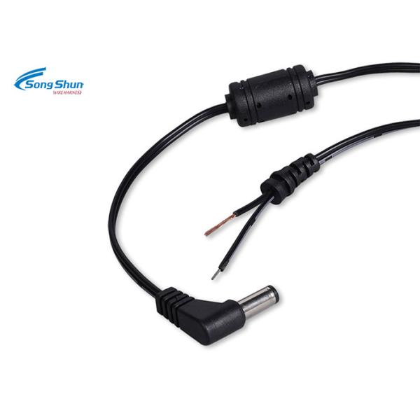 Computer DC Power Extension Cable 5.5x2.5 mm Right Angle 18 AWG Conductor