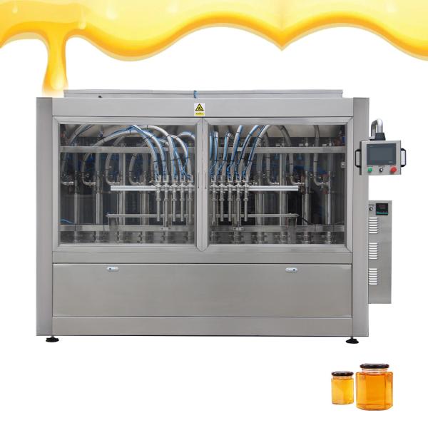 Buy Automatic Servo Motor Piston Honey Filling Machine Honey Dispenser Line With PLC Control at wholesale prices