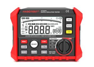 HT5205 2500V Digital Insulation Tester , Megger Insulation Tester With Multimeter / Analog