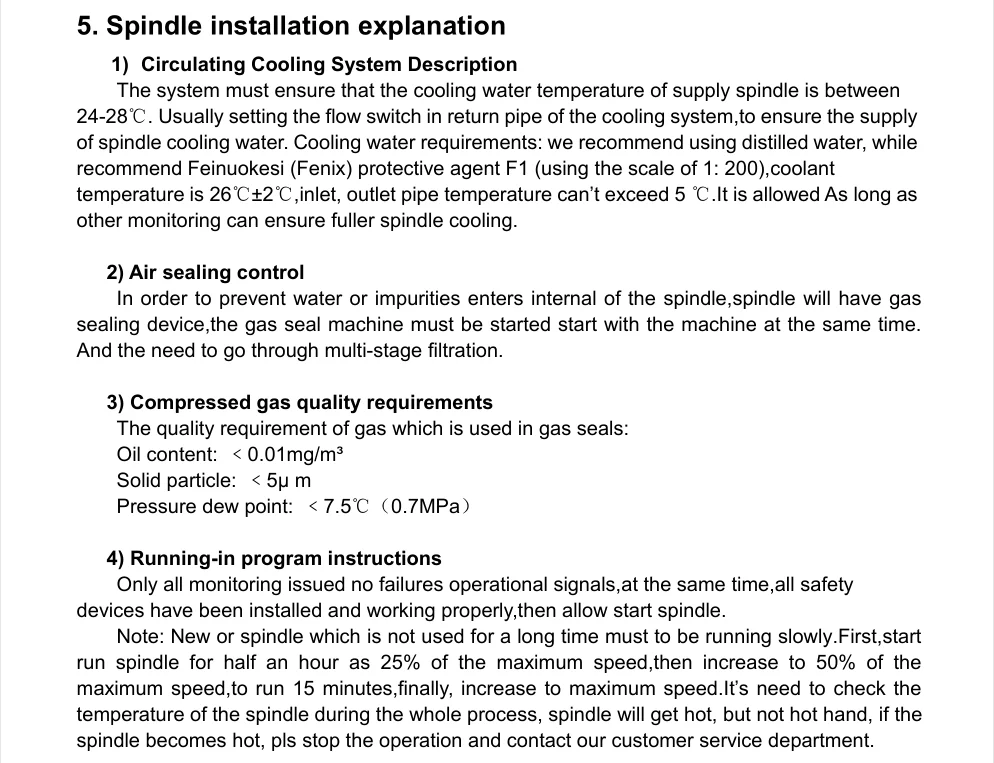 3KW BT30 ATC Spindle Motor Water cooled 24000rpm 100mm For CNC Router Machine
