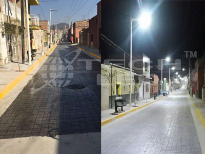 Farolas Solares todo en uno de LED 60W | HITECHLED
