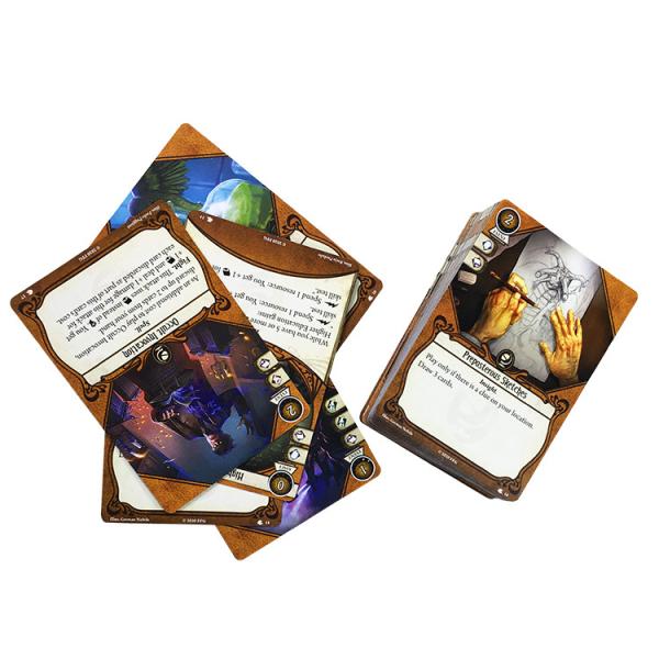 88x62mm 0.3mm Custom Printing Playing Cards CMYK Glossy Varnishing With Round Corner