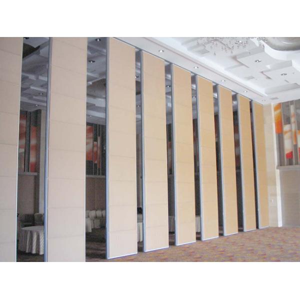 130mm Soundproof Partition Wall MDF Board Operable Wall System