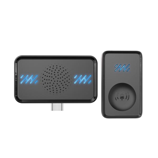 Buy Wireless Waterproof Doorbell, No Battery Required, Self-Powered Chime, 58 Melodies, 4-Level Adjustable Volume, Easy Installation, Long Range, Energy-Saving Design at wholesale prices