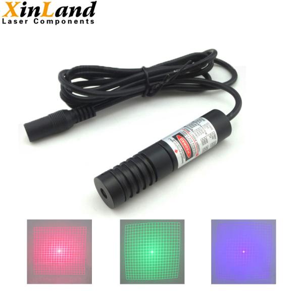 Square Grid Particular Light Spot DOE Laser Module 520nm Line Style