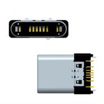 100V AC Withstanding Voltage 12 Pin USB 3.1 USB Type C Connector