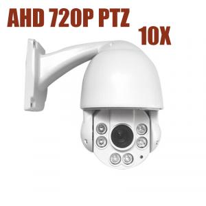 China HD AHD 720P 1.0 MP 10X Mini PTZ Dome Camera 60-80m infrared night vision Outdoor Waterproo on sale