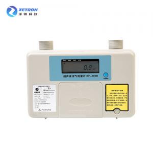 Quality Highly Integrated Residential Gas Meter 4m3/h 220V for biogas for sale