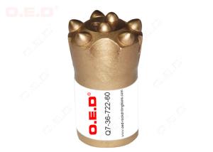 China Diameter 36mm Taper Button Bit Small Size Rock Drill Bit With 7 Buttons on sale