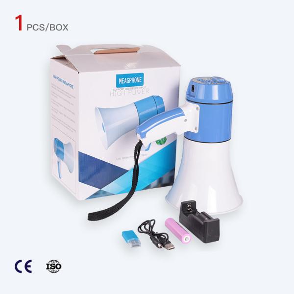 Buy 1800mAh Alarm Bluetooth Speaker Megaphone Waterproof Bluetooth Speaker With Microphone at wholesale prices