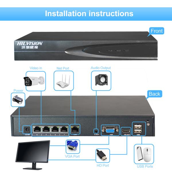 Style Bullet C2240TD-10C Poe Network Camera Night Vision Distance 10-30 Meters