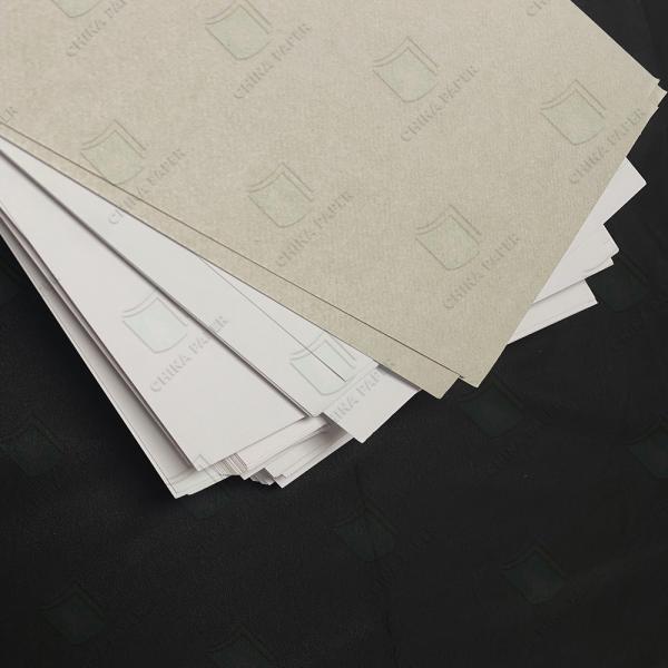 Smooth Surface Good Stiffness Printing Coated Duplex Board With Grey Back