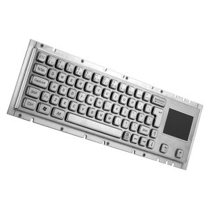 Quality Kiosk Touchpad Industrial Metal Keyboard With Mechanical Cherry Key Switch for sale