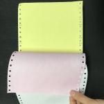 One sided Perforated Continuous Computer Form Paper With 92% Brightness